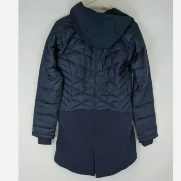 Columbia Heavenly Long Hybrid Jacket, Navy, Women's XS